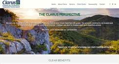 Desktop Screenshot of clarusplans.com